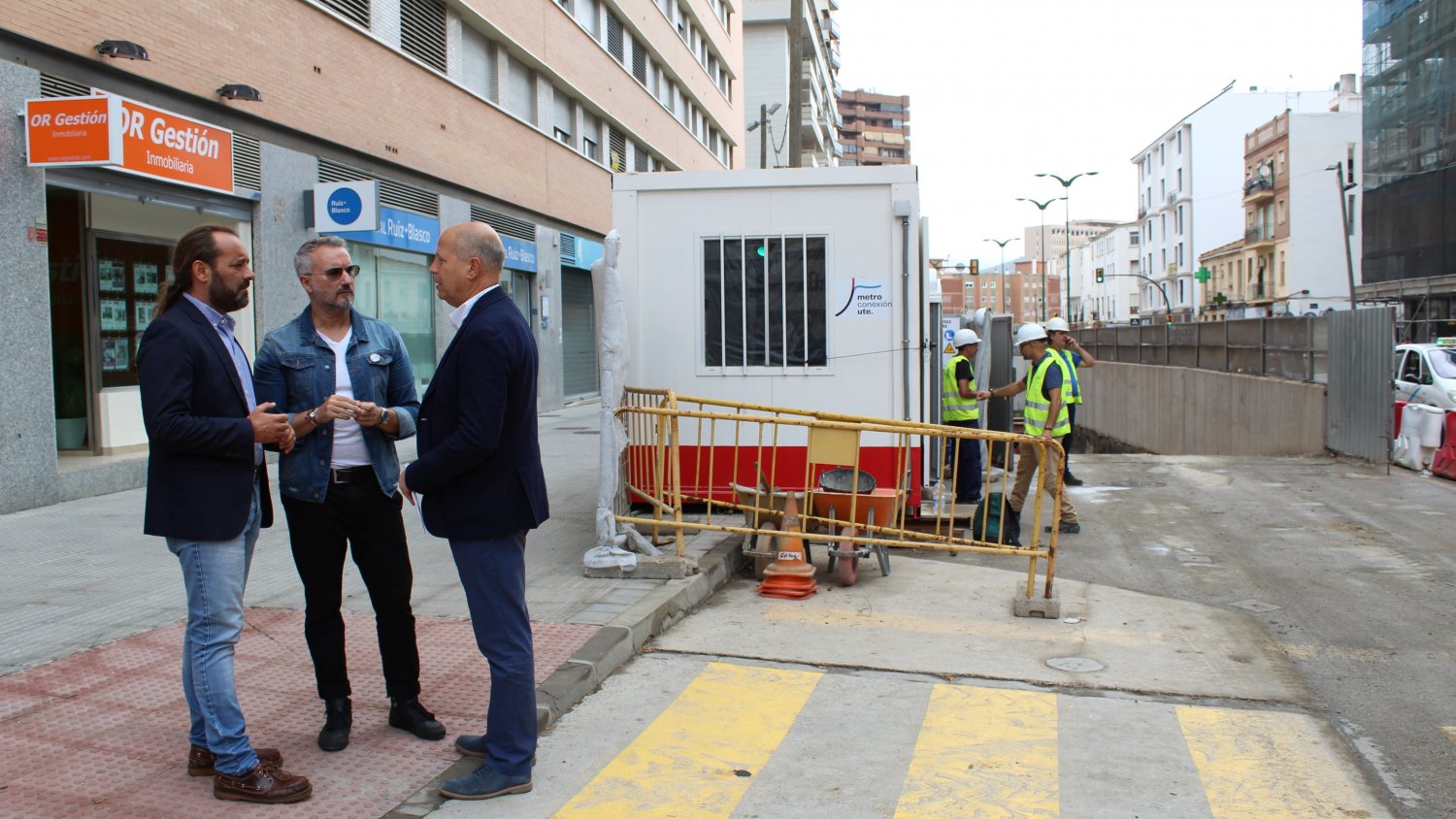 Ciudadanos solicita ayudas a los comerciantes afectados por las obras del metro en Callejones del Perchel