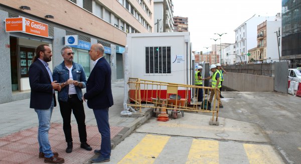 Ciudadanos solicita ayudas a los comerciantes afectados por las obras del metro en Callejones del Perchel