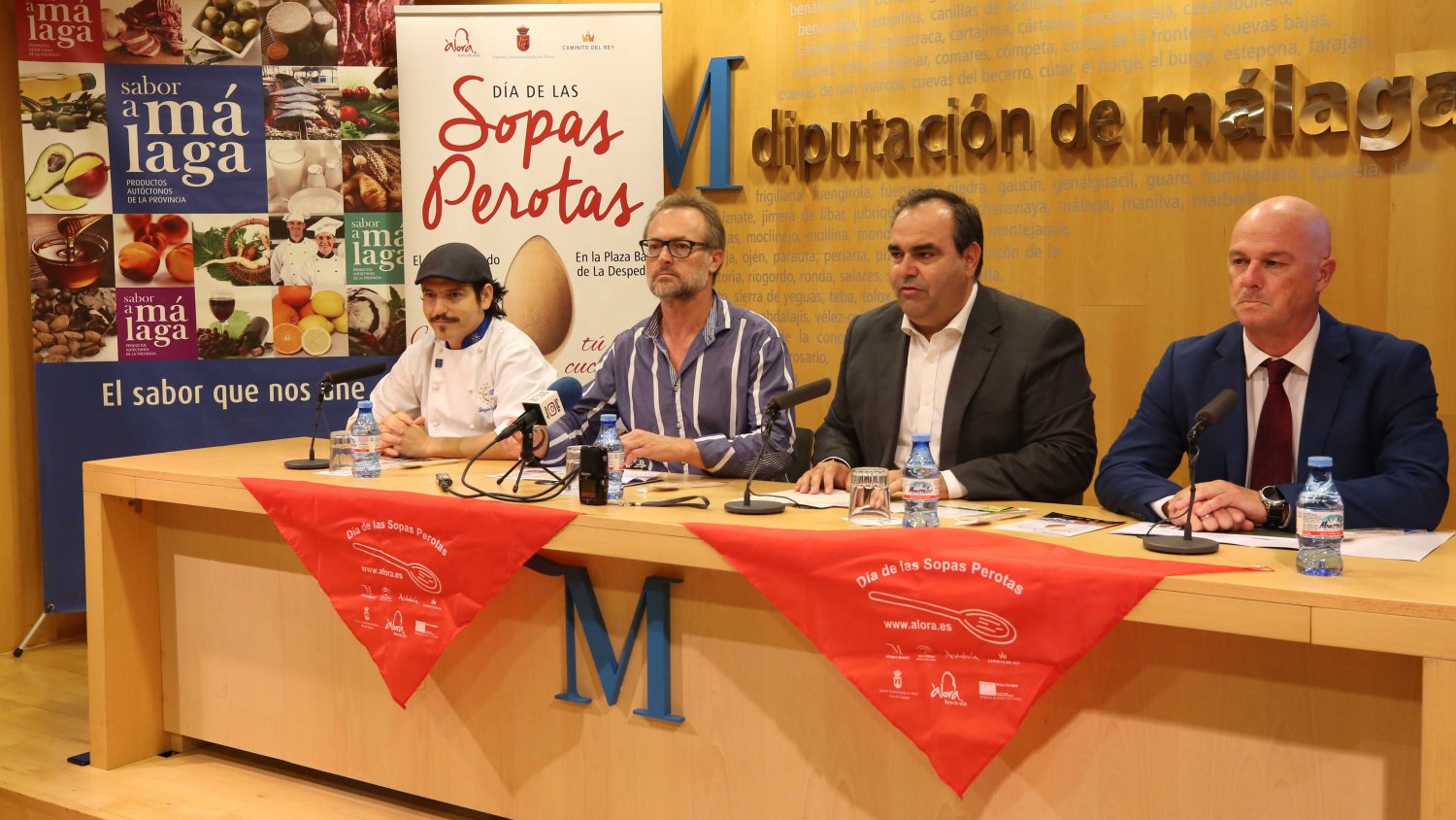 Sabor a Málaga participa en Álora con un showcooking de sopas perotas en la XV edición de uno de los festejos culinarios más conocidos de la comarca