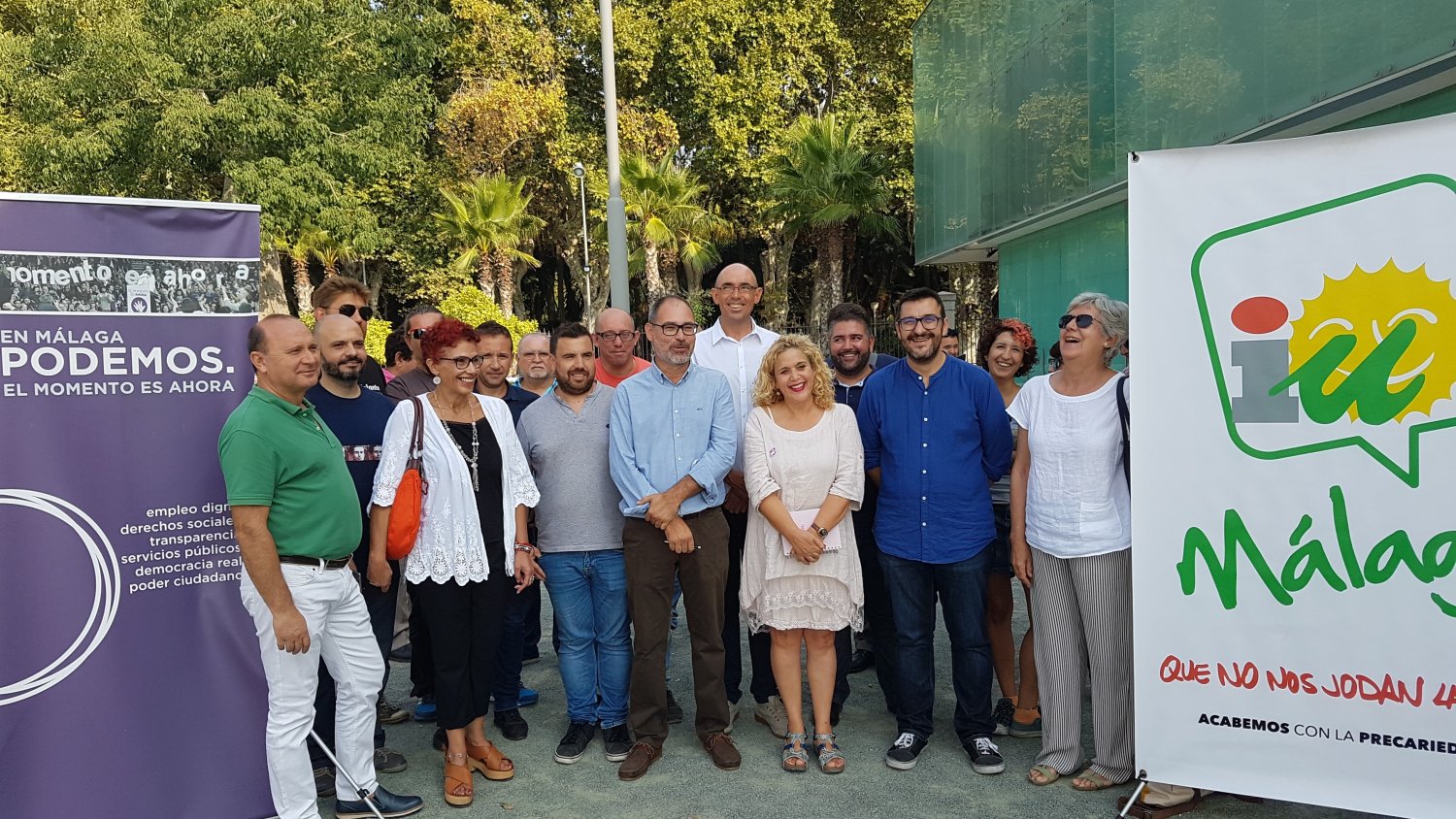 IU y Podemos se unen para derrotar a la derecha en las elecciones municipales en Málaga capital