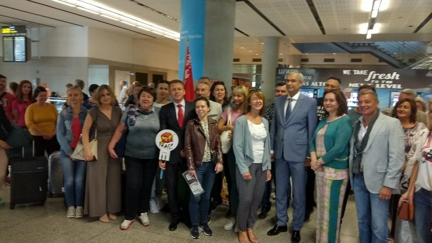 Málaga recibe el primer vuelo directo procedente de Bielorrusia