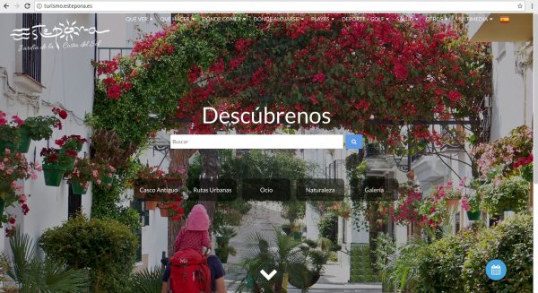 Estepona renueva la web de Turismo para mejorar el servicio a los usuarios y la promoción de la ciudad