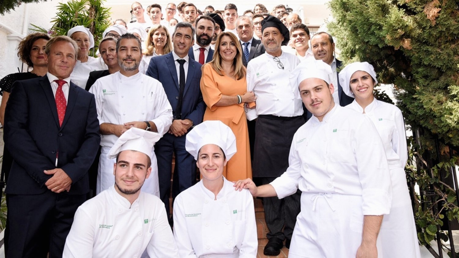 Susana Díaz visita la escuela de hostelería La Fonda, con un 90% de inserción laboral