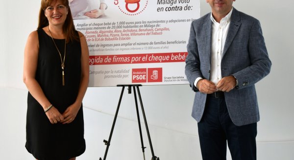 El PSOE insiste en ampliar el cheque bebé de la Diputación para convertirlo en un instrumento contra la despoblación de los pueblos