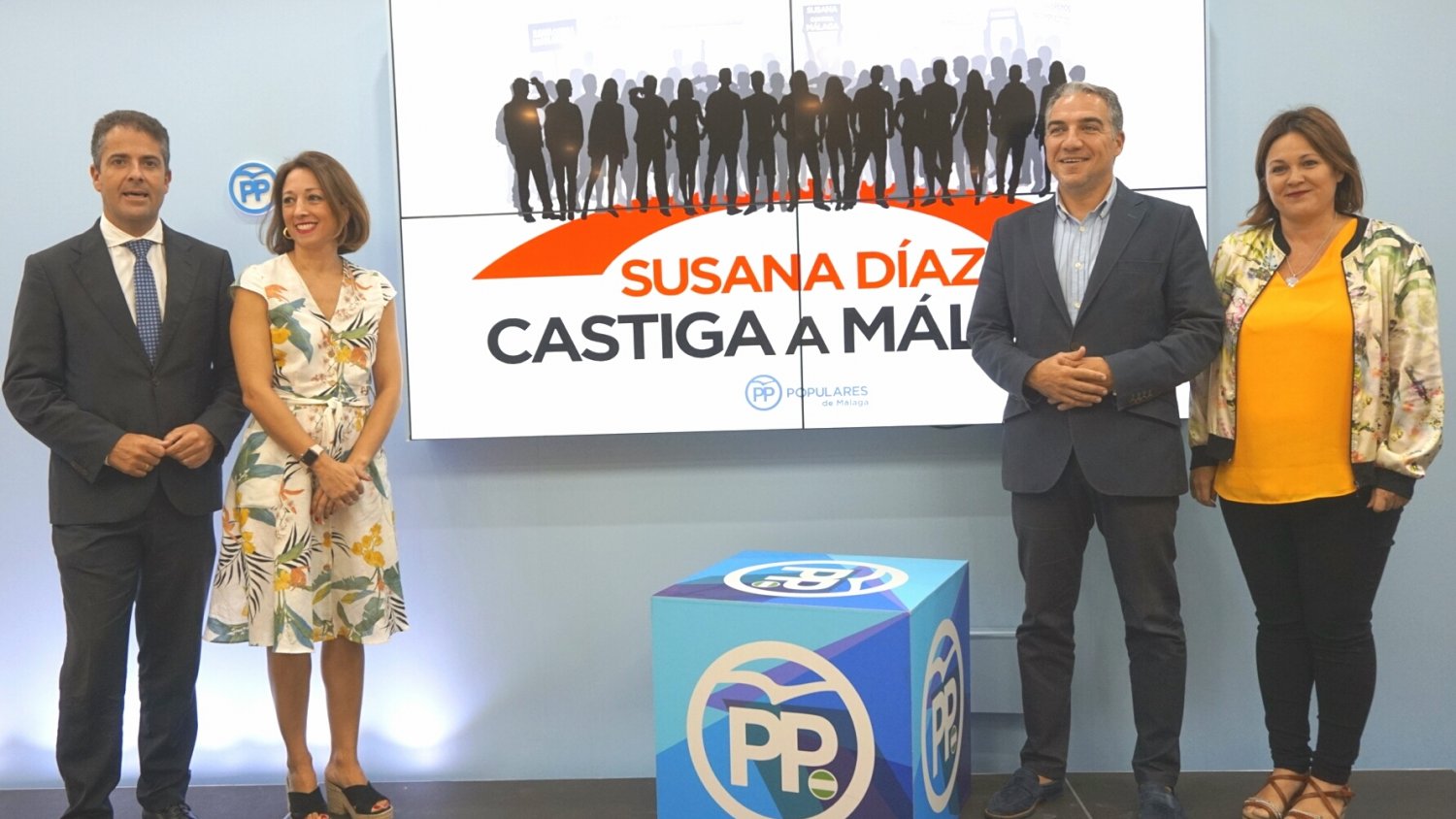 El PP refleja el castigo de Susana Díaz a Málaga en la subida de impustos con el lanzamiento de una campaña