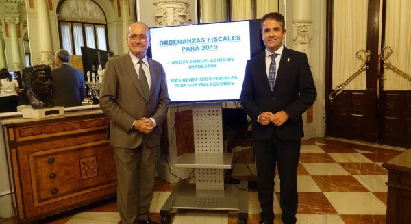 El Ayuntamiento incrementa los beneficios fiscales para los malagueños en 2019