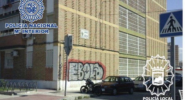 Detienen a un activo grafitero como autor de numerosas pintadas vandálicas