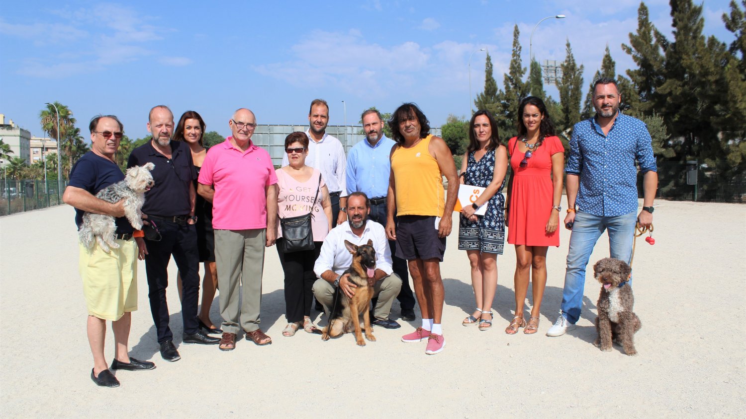 Ciudadanos reivindica mejoras para el parque canino de Cortijo Alto