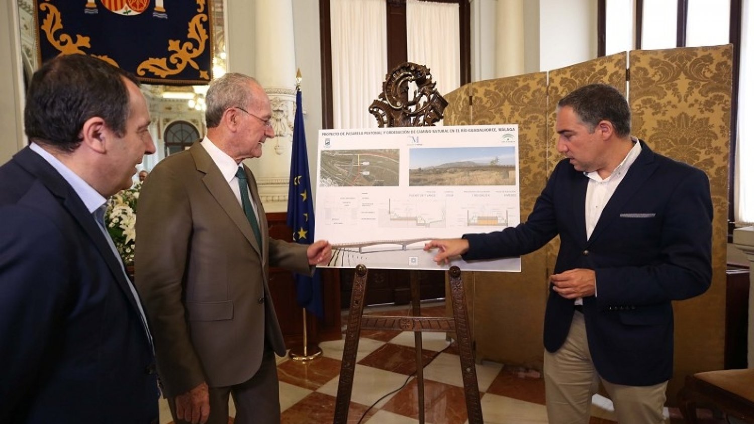Urbanismo saca a licitación el proyecto de la pasarela peatonal en la desembocadura del Guadalhorce