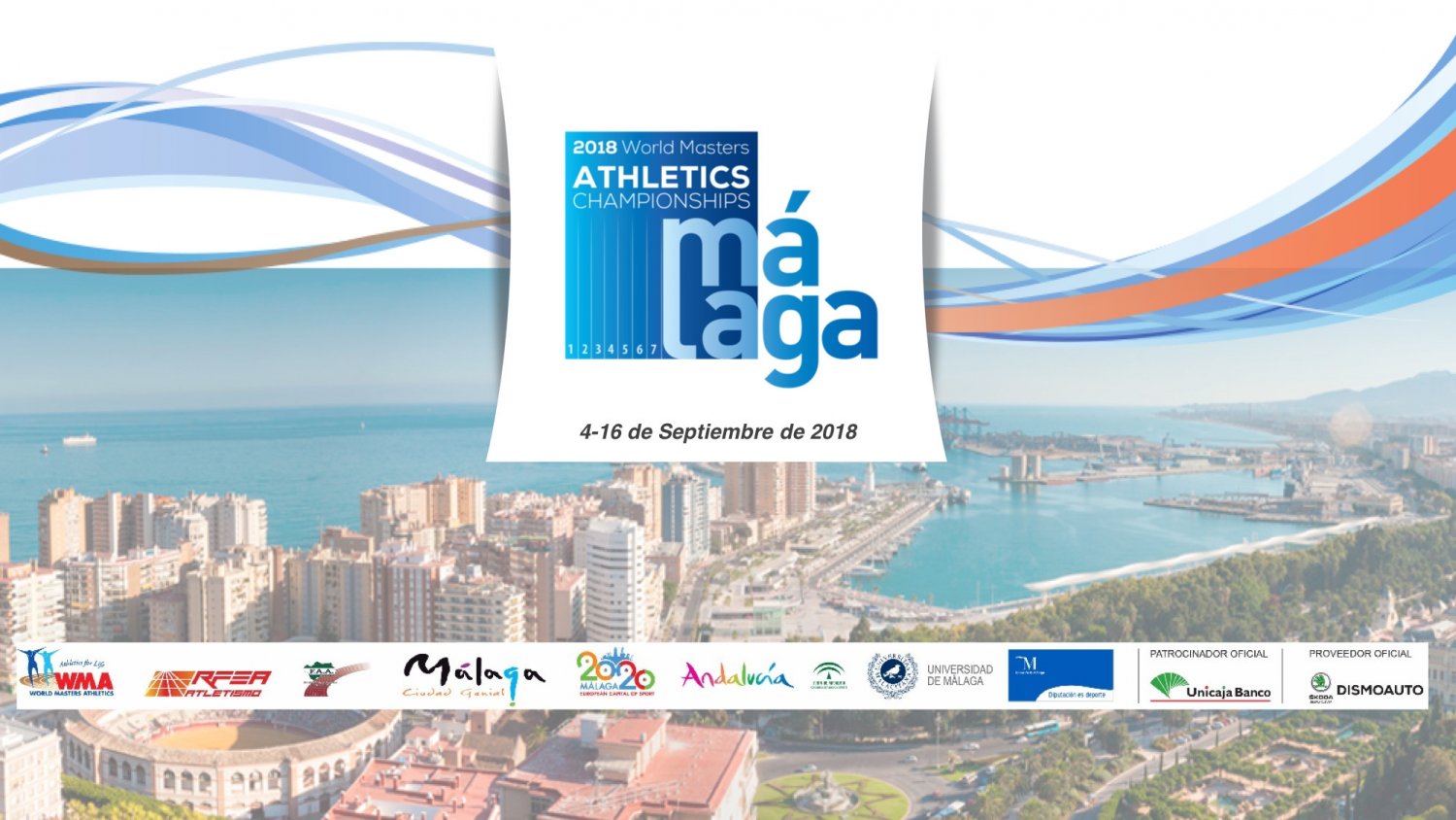 Unicaja Banco patrocina el Campeonato del Mundo de Atletismo Máster que se celebra en Málaga con más de 8.000 atletas inscritos procedentes de 87 países