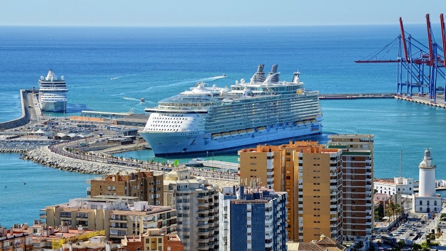Málaga, tercer mejor destino del mediterráneo occidental para el crucerista, según Cruise Critic