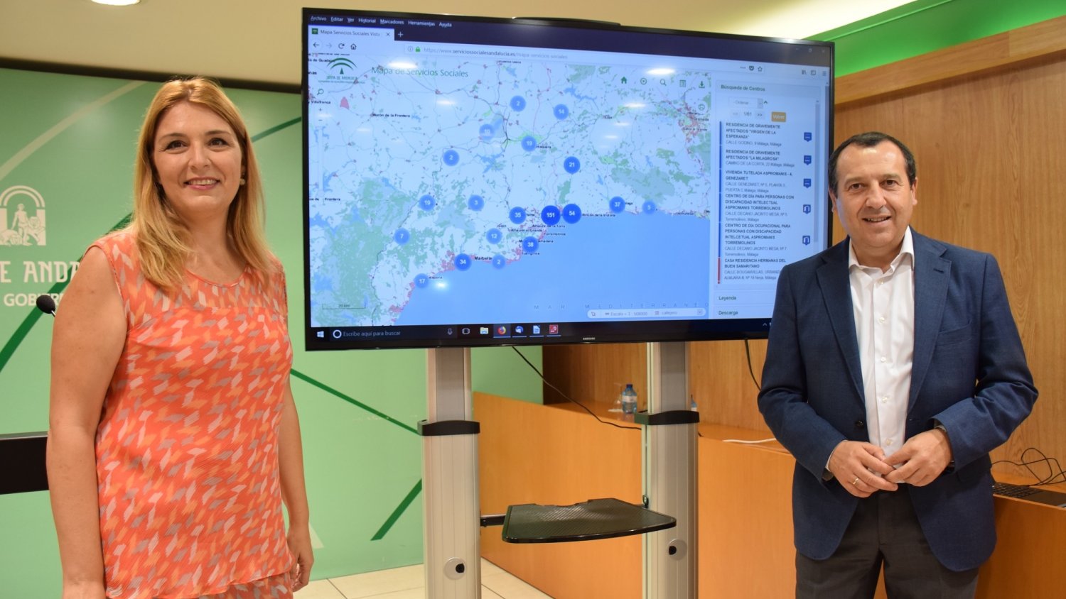 El Mapa de Servicios Sociales de Andalucía facilitará la gestión y una distribución más eficaz y equitativa de los recursos
