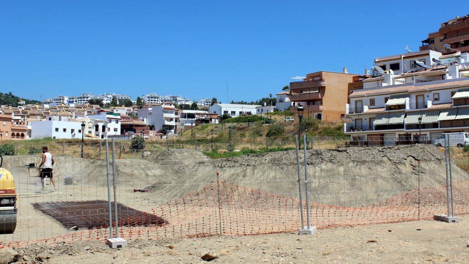 Estepona inicia la construcción de una exclusiva pista de pumptrack