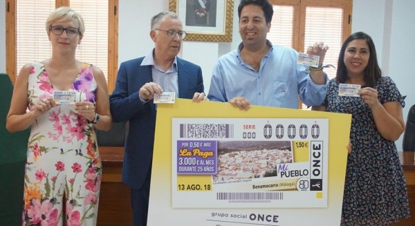 Benamocarra se asoma al cupón de la ONCE