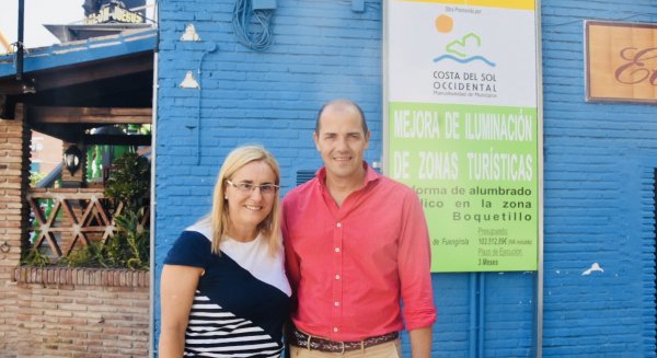Fuengirola comienza la mejora de la iluminación de ocho viales de El Boquetillo