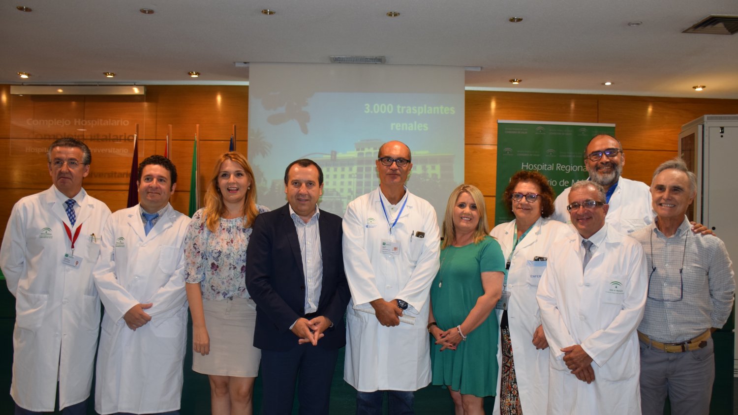 El Hospital Regional de Málaga supera los 3.000 trasplantes de riñón desde que comenzara su actividad en 1979