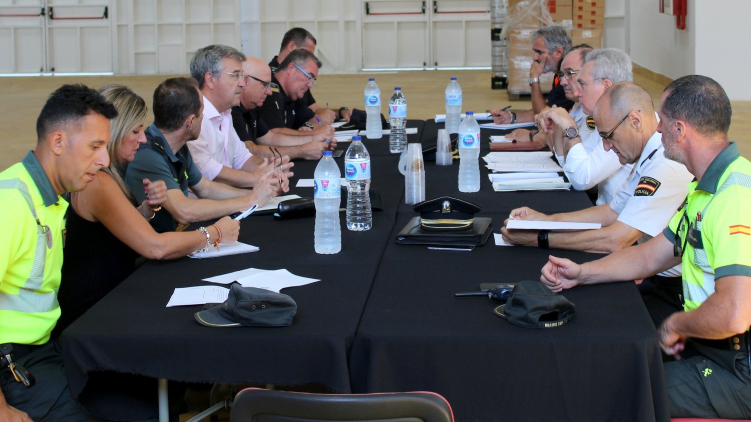La Junta Local de Seguridad mantiene una reunión de coordinación para el festival de Los Álamos