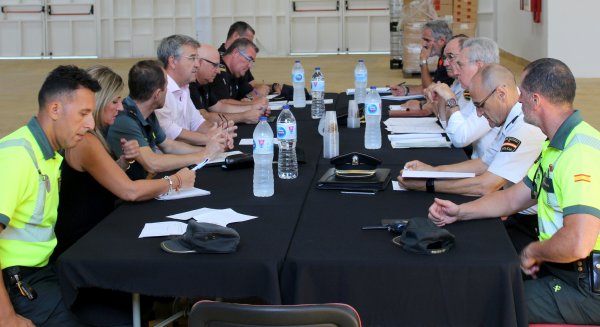 La Junta Local de Seguridad mantiene una reunión de coordinación para el festival de Los Álamos