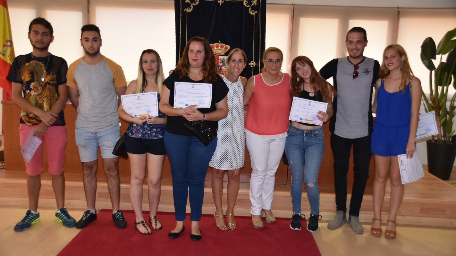 Ana Mula clausura los cursos del Programa Emple@net con 46 jóvenes desempleados