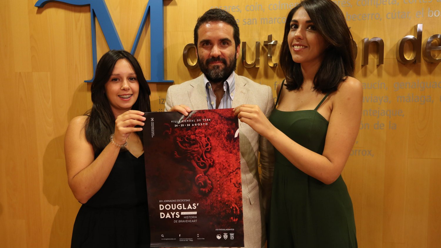 La Diputación presenta la XIV edición de las Jornadas Escocesas Douglas' Days en Teba
