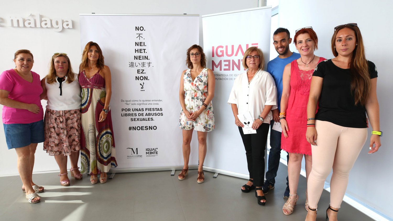 La Diputación pone en marcha la campaña 'No es No' para prevenir las agresiones sexuales en las fiestas municipales