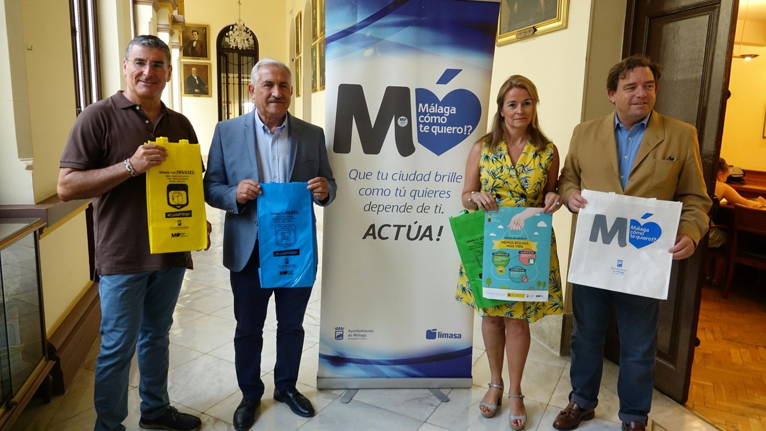 El Ayuntamiento presenta la campaña 'Menos bolsas, más vida' para luchar contra los residuos plásticos