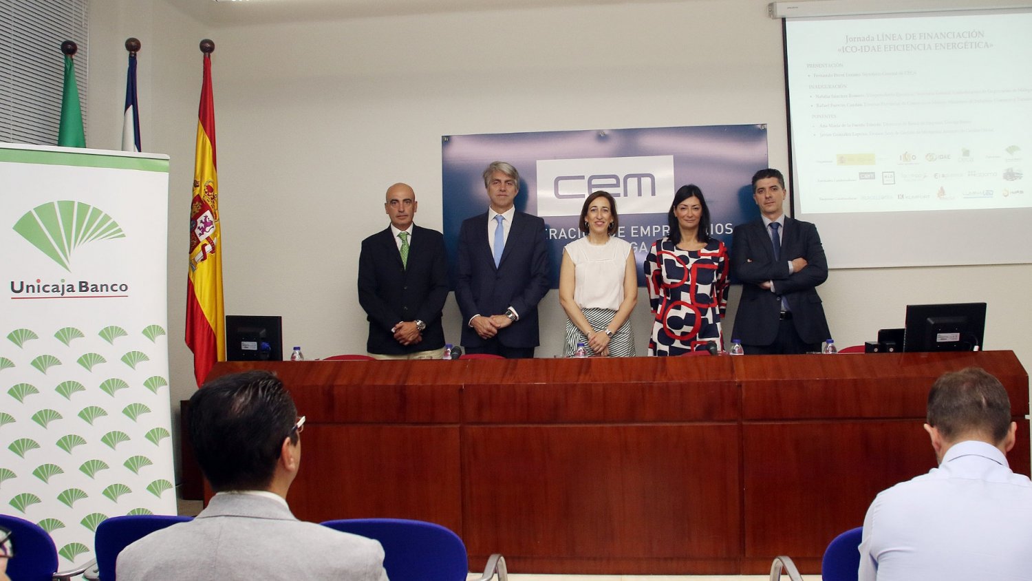 Unicaja Banco participa en una jornada sobre financiación e inversiones en eficiencia energética para comercios de Andalucía
