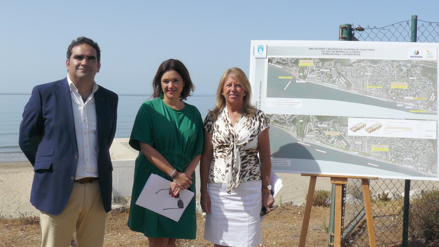 Acosol  invertirá 6 millones de euros en trasladar los colectores de Río Real-Los Monteros fuera de la playa