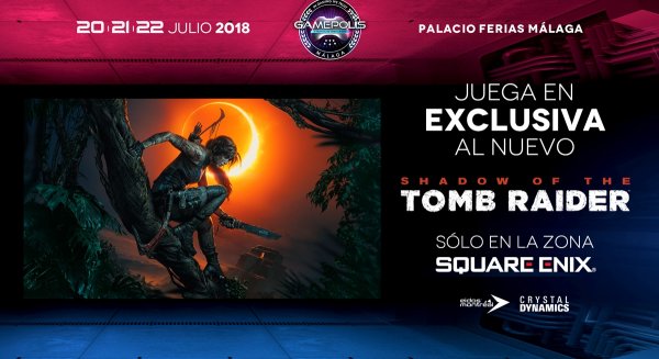 Los fans de la aventurera Lara Croft podrán disfrutar en exclusiva de 'Shadow of the Tomb Raider' en Gamepolis