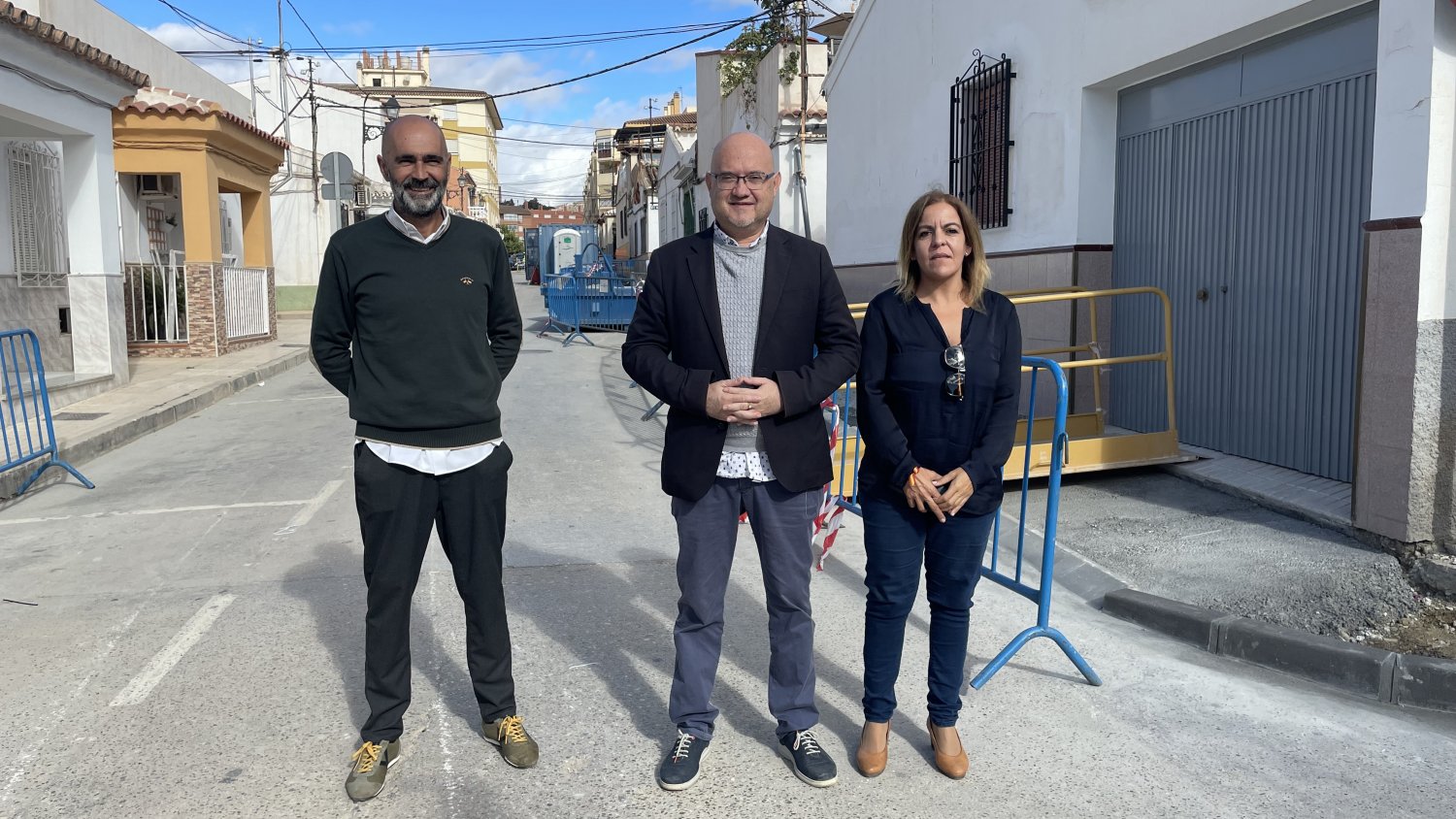Vélez-Málaga inicia los trabajos de remodelación del acerado en la calle Santiago Valle