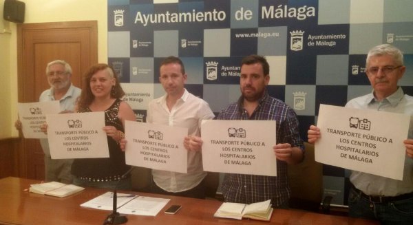 Podemos Málaga pide al Ayuntamiento y al Consorcio de Transportes una parada de bus en el Hospital Marítimo