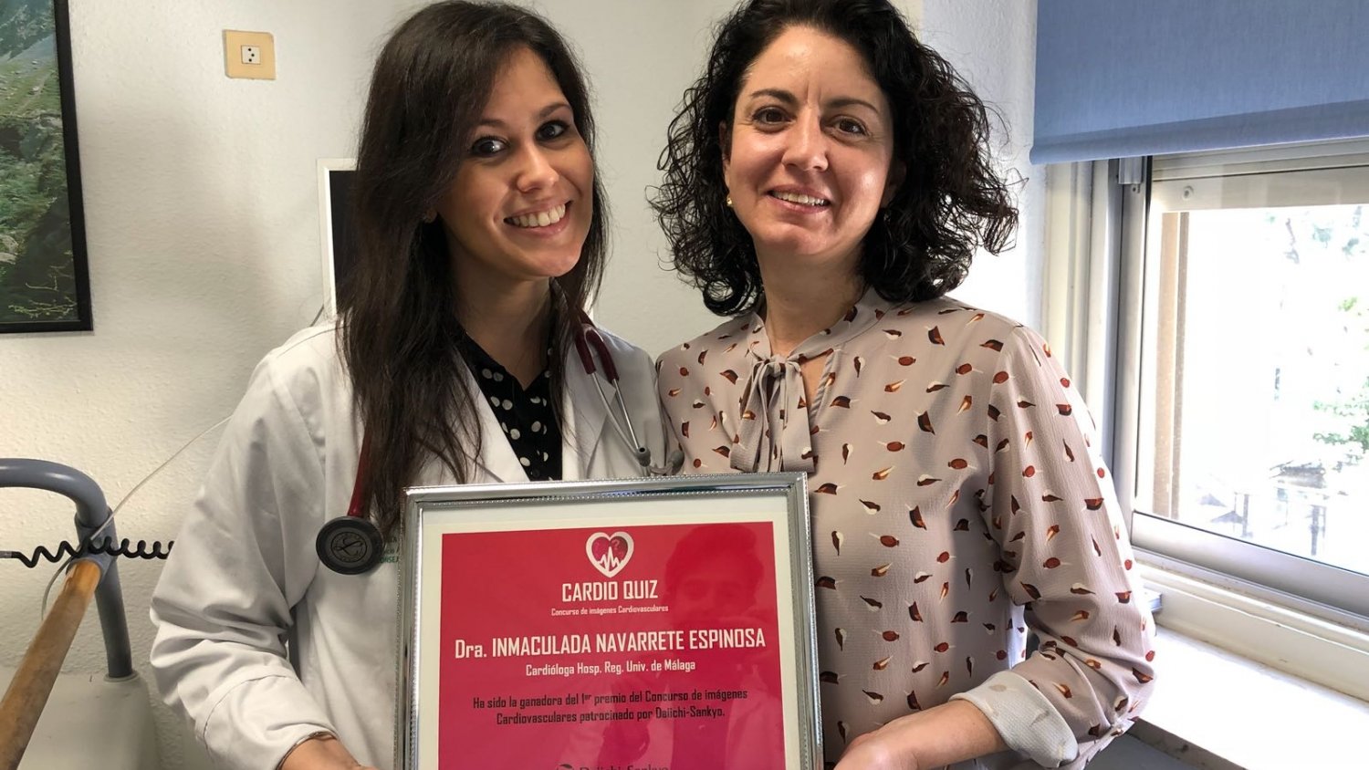 Una residente de Cardiología del Hospital Regional gana un premio nacional de imágenes cardiovasculares