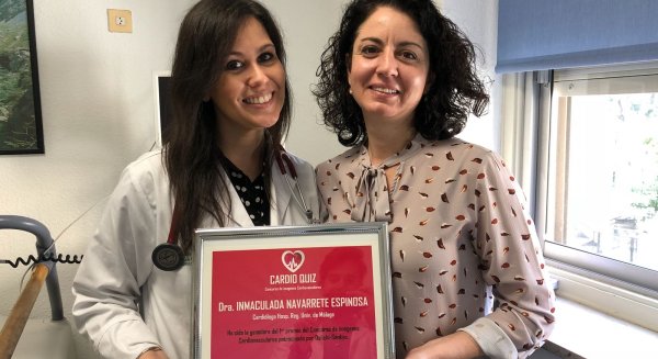 Una residente de Cardiología del Hospital Regional gana un premio nacional de imágenes cardiovasculares