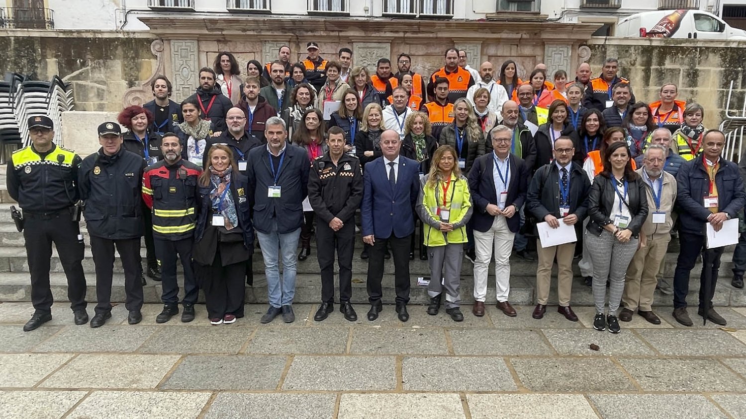 Antequera realiza una práctica para aprender a salvaguardar su patrimonio histórico en caso de catástrofe