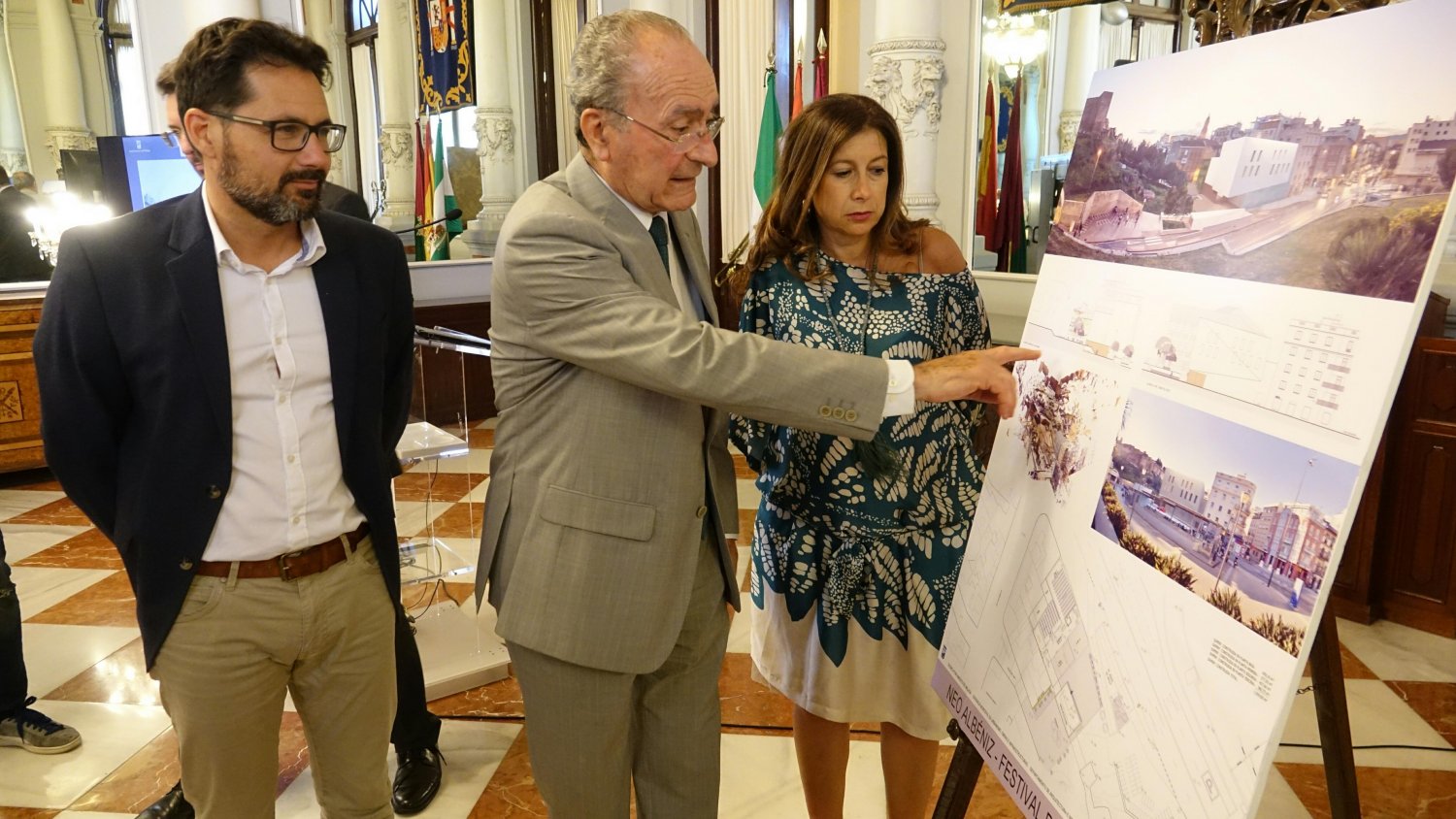 El nuevo Albéniz rehabilitará la ladera de La Alcazaba como parque urbano y espacio cultural