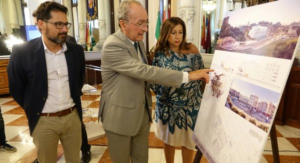 El nuevo Albéniz rehabilitará la ladera de La Alcazaba como parque urbano y espacio cultural