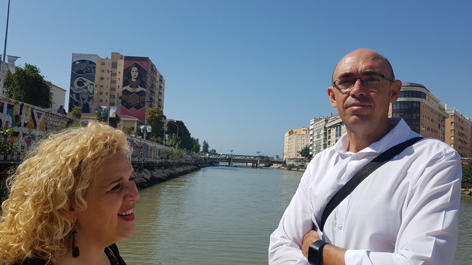 Málaga Para la Gente exige responsabilidades por la 'chapuza' de las obras del Guadalmedina