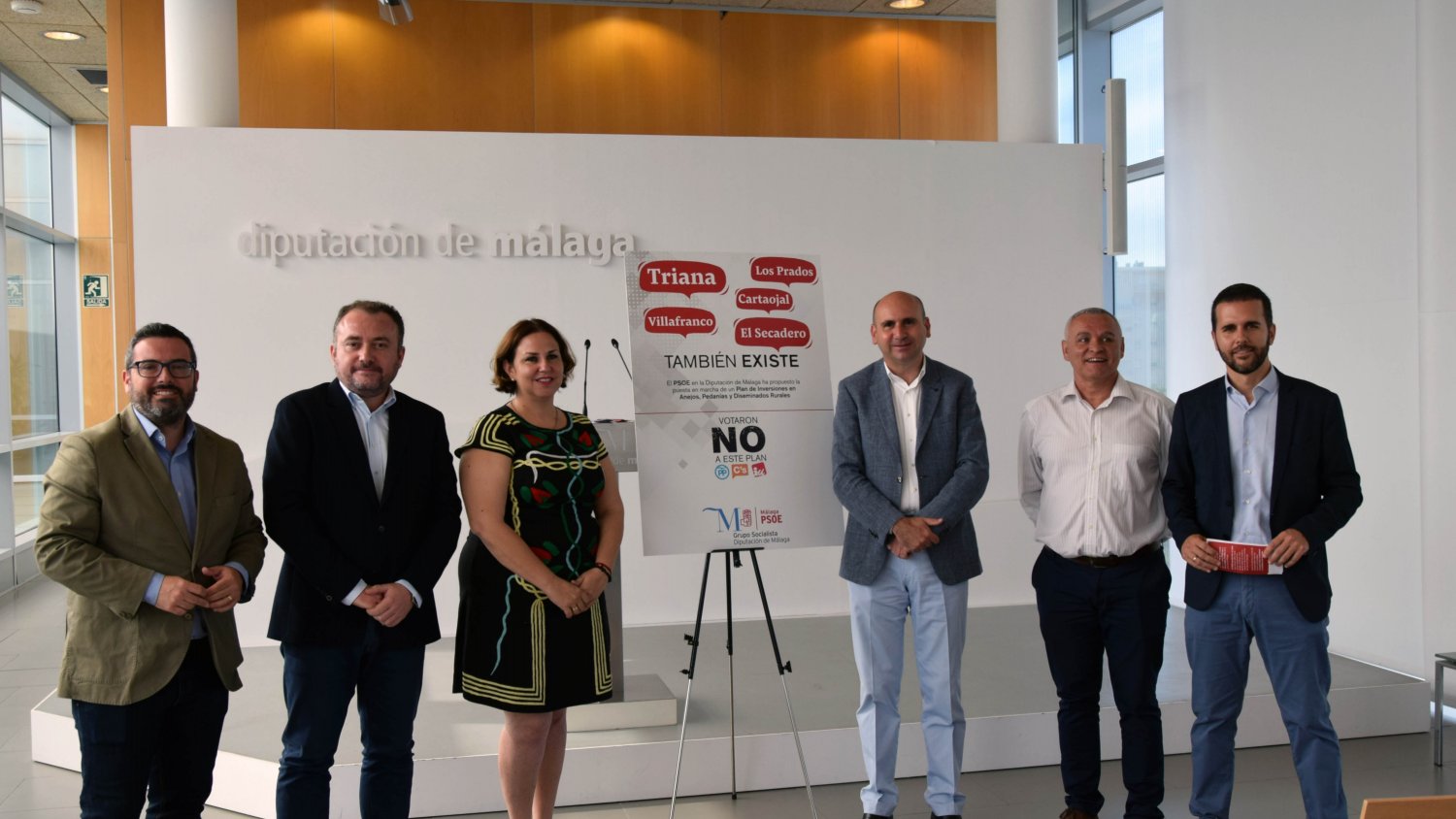 El PSOE inicia una campaña para exigir a la Diputación un plan de inversiones en anejos, pedanías y diseminados