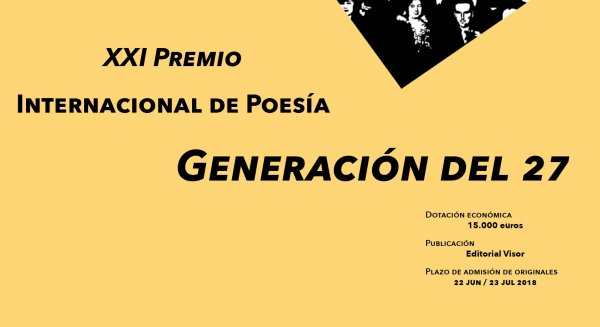La Diputación abre la convocatoria de los certámenes internacionales de poesía en castellano 'Generación del 27' y 'Emilio Prados'