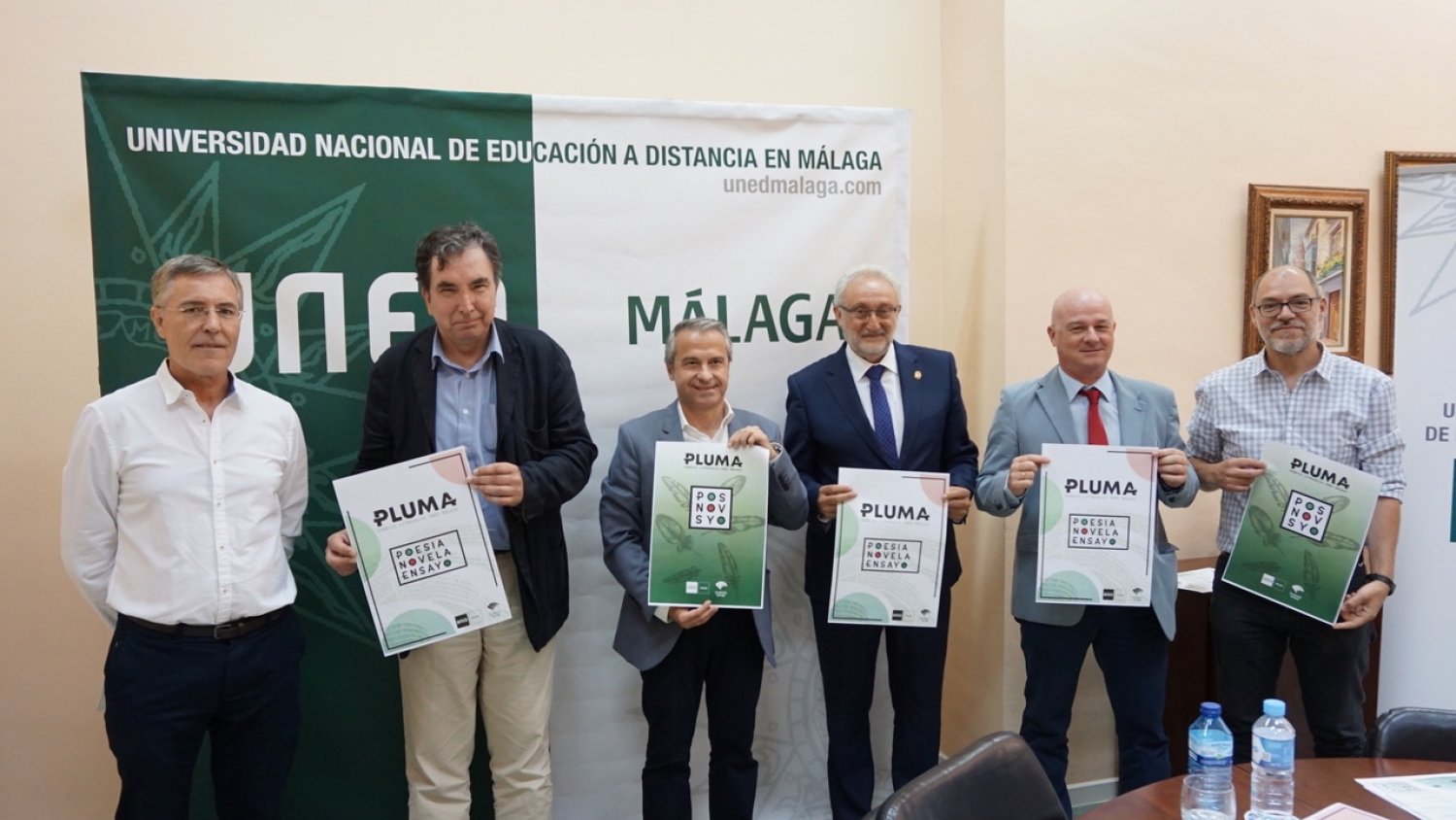 La UNED Málaga entrega a Jesús Baena, Manuel Valero y David García sus III Premios Literarios en las categorías de poesía, ensayo y novela