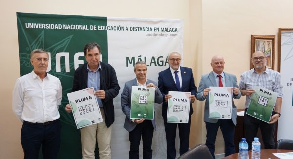 La UNED Málaga entrega a Jesús Baena, Manuel Valero y David García sus III Premios Literarios en las categorías de poesía, ensayo y novela