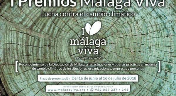 La Diputación convoca los premios 'Málaga Viva' para reconocer buenas prácticas en la lucha contra el cambio climático