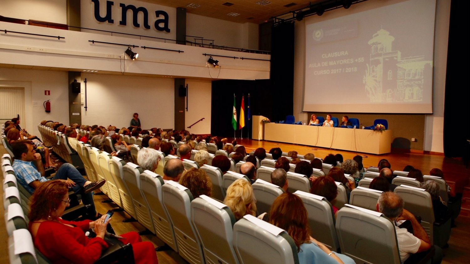 El Aula de Mayores de la UMA clausura su XXIII edición con récord de participantes
