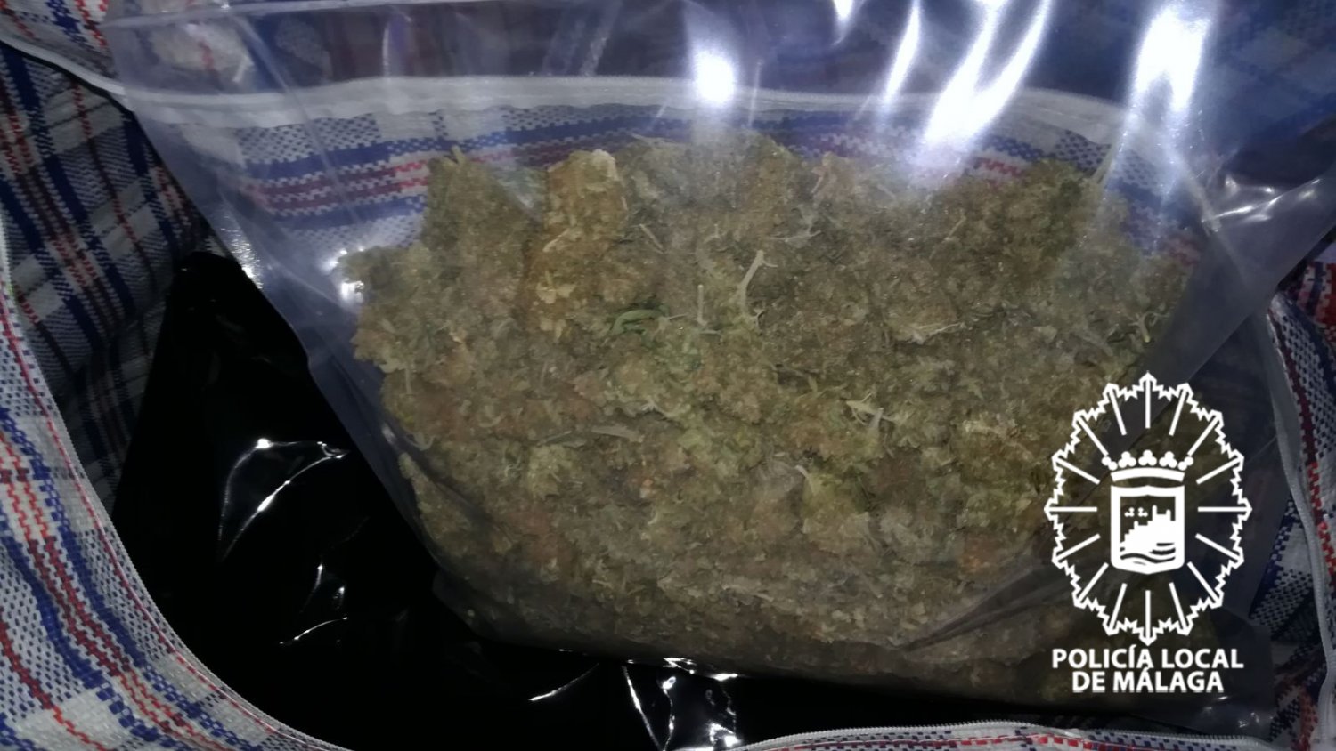 Detienen a un hombre que poseía 123 kilos de marihuana