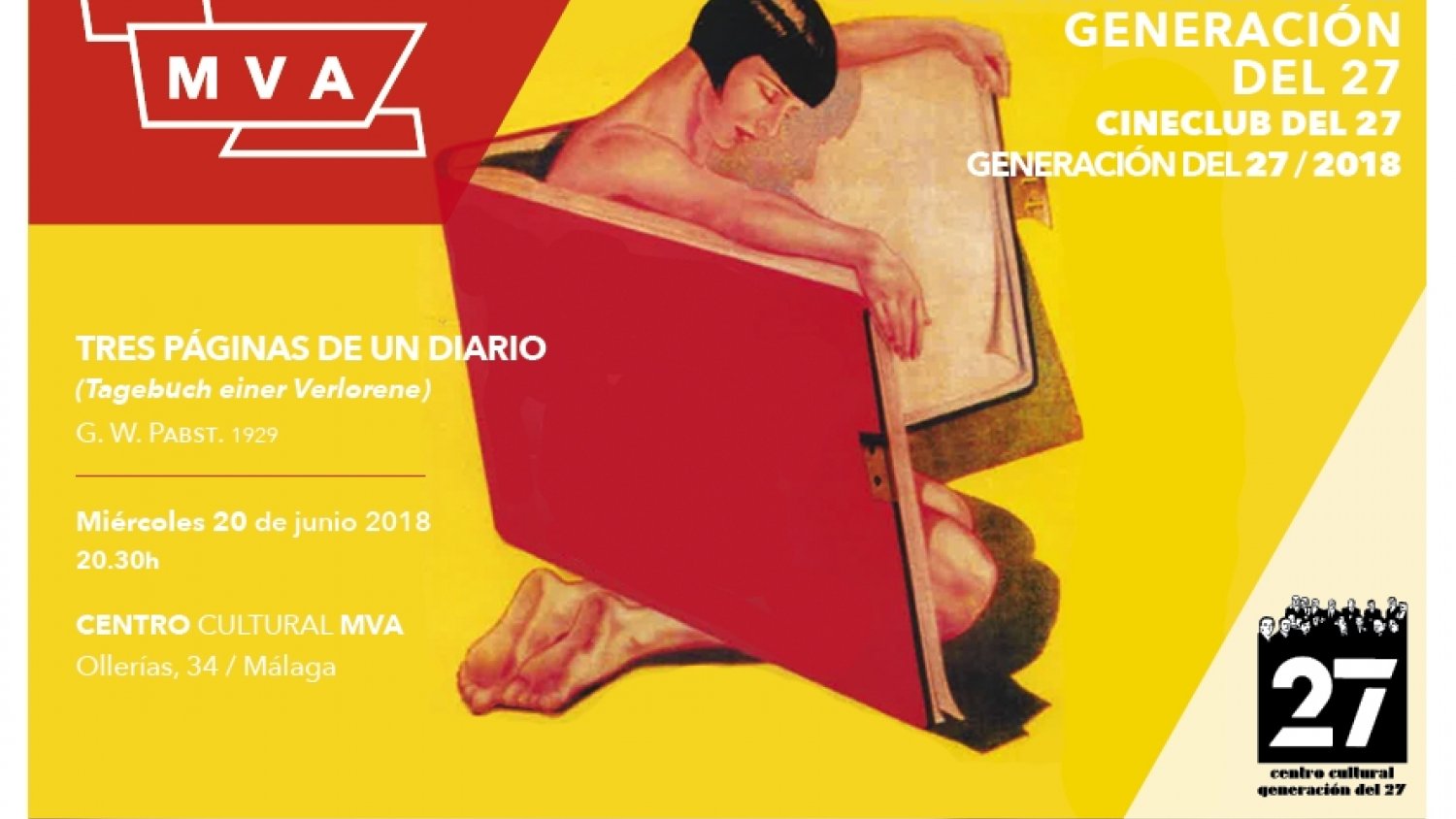 El Cineclub del 27 proyecta la cinta alemana 'Tres páginas de un diario'