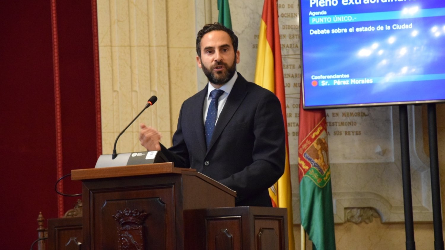 Daniel Pérez presenta sus credenciales para liderar Málaga con un discurso de futuro