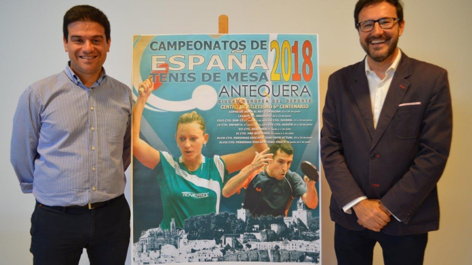 Antequera acoge por tercera vez los Campeonatos de España de Tenis de Mesa con más de 1.500 deportistas