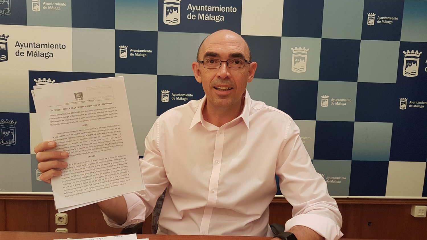 Málaga Para la Gente pide la nulidad del plan especial y la licencia del centro deportivo en Arraijanal