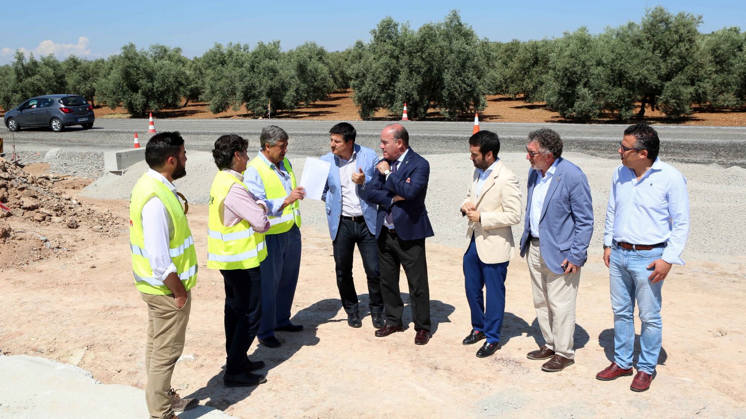 La Diputación invierte dos millones de euros en obras de mejora en ocho carreteras provinciales