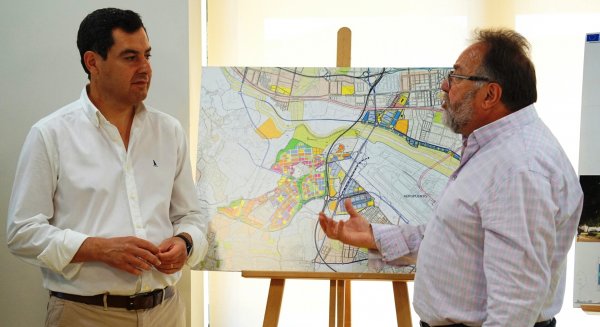 Juanma Moreno exige a la Junta su apoyo a la Ciudad Aeroportuaria para generar empleo y riqueza